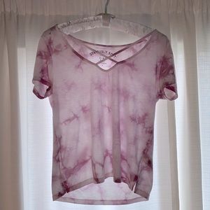 Tie dye crop top